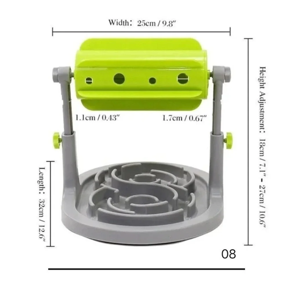 SpeedyPet Interactive Pets IQ Toy Slow Feeder Dog Training Food Feeder NEW SS